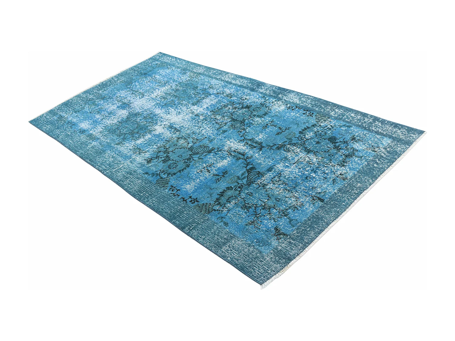 Tapis de laine 99x191 turquoise Ultra Vintage