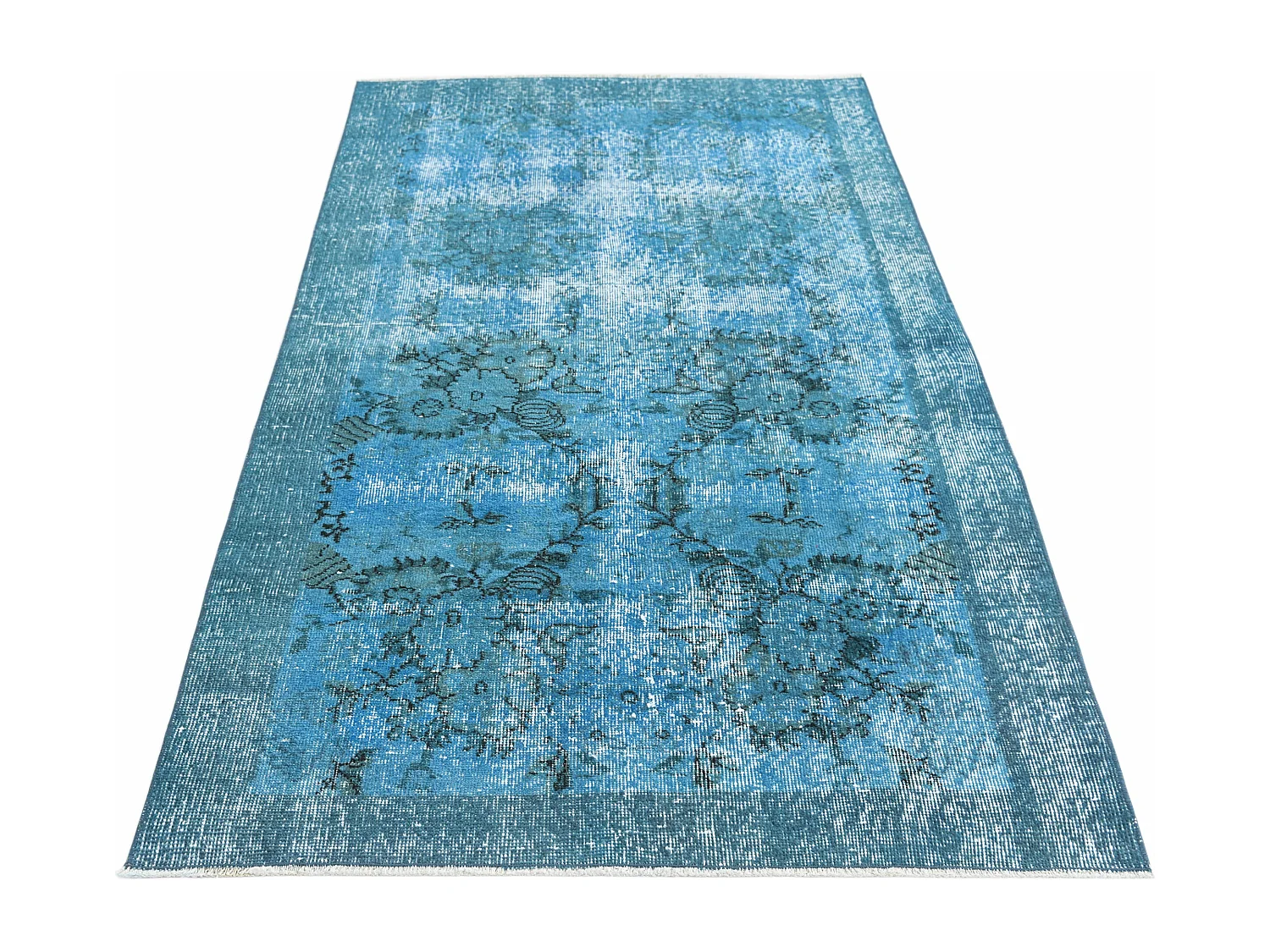 Tapis de laine 99x191 turquoise Ultra Vintage