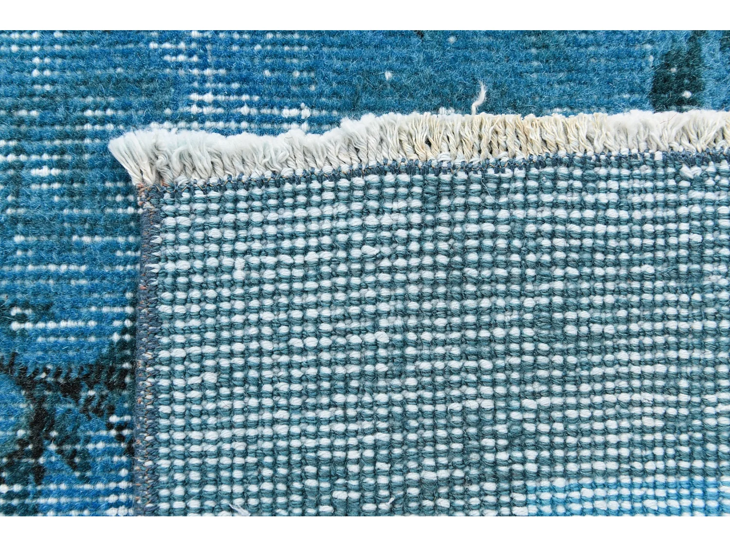 Tapis de laine 99x191 turquoise Ultra Vintage