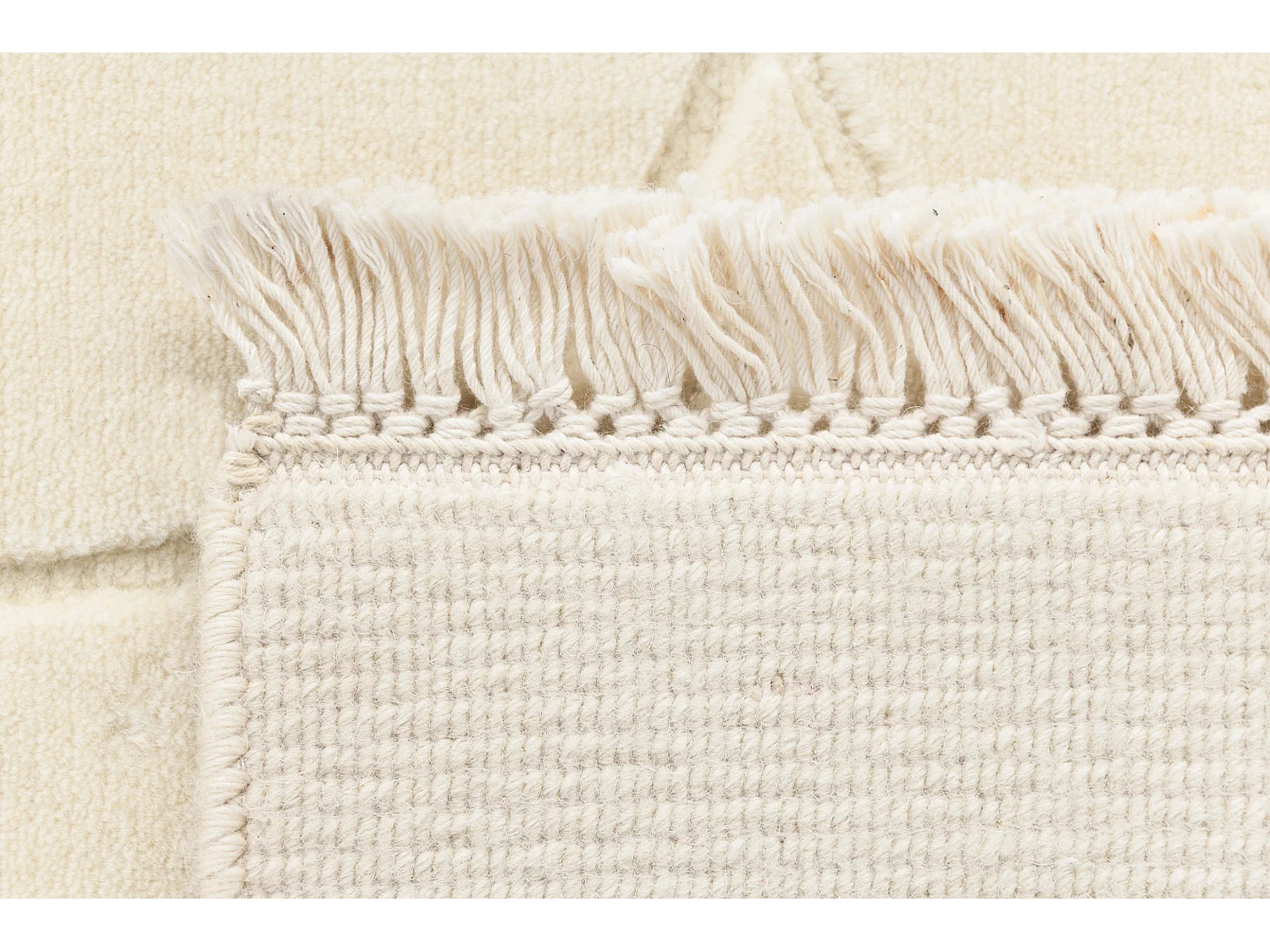 Tapis de couloir en laine 81x300 beige Darya