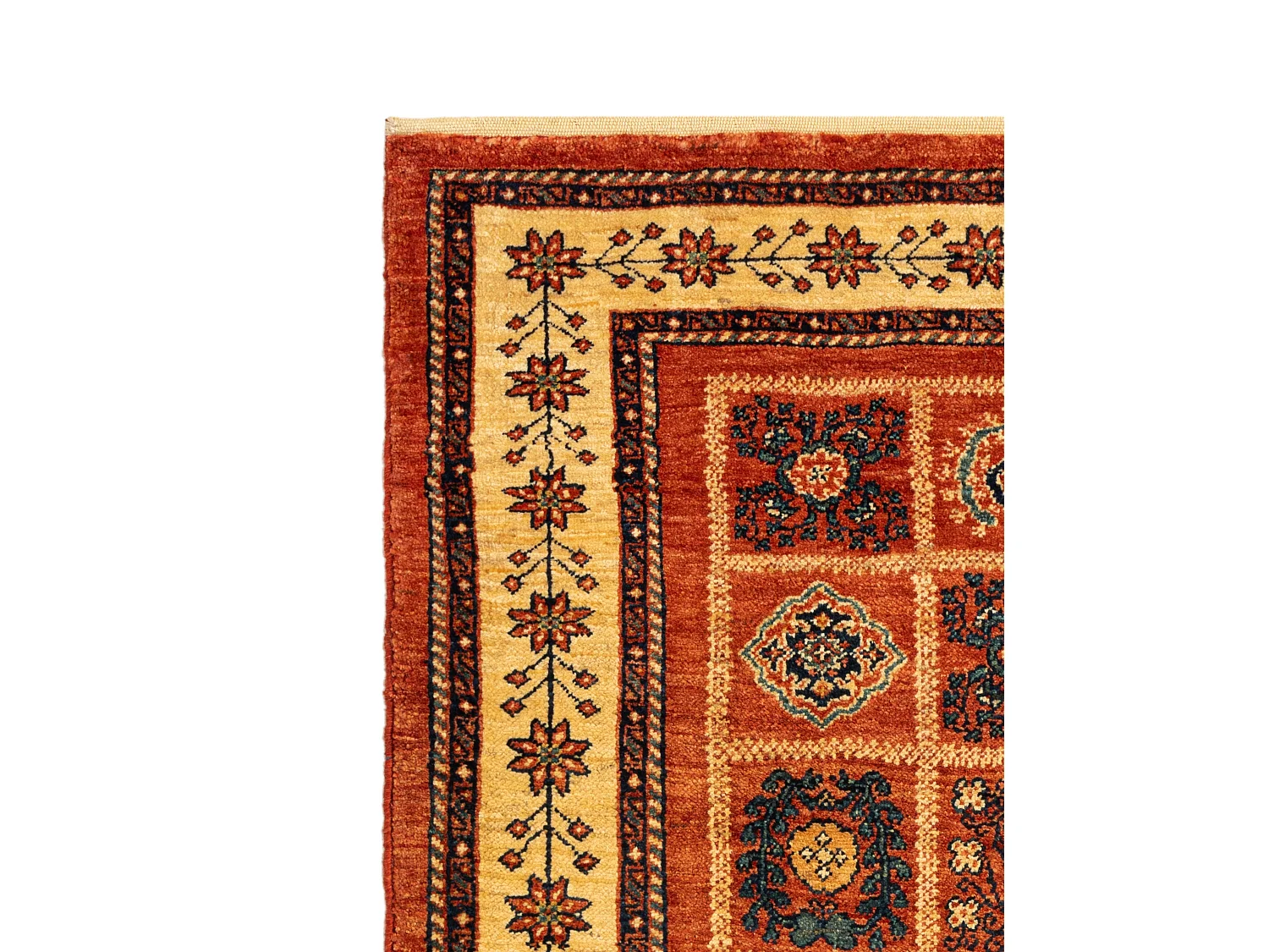 Tapis de laine 115x157 rouge Kashkuli