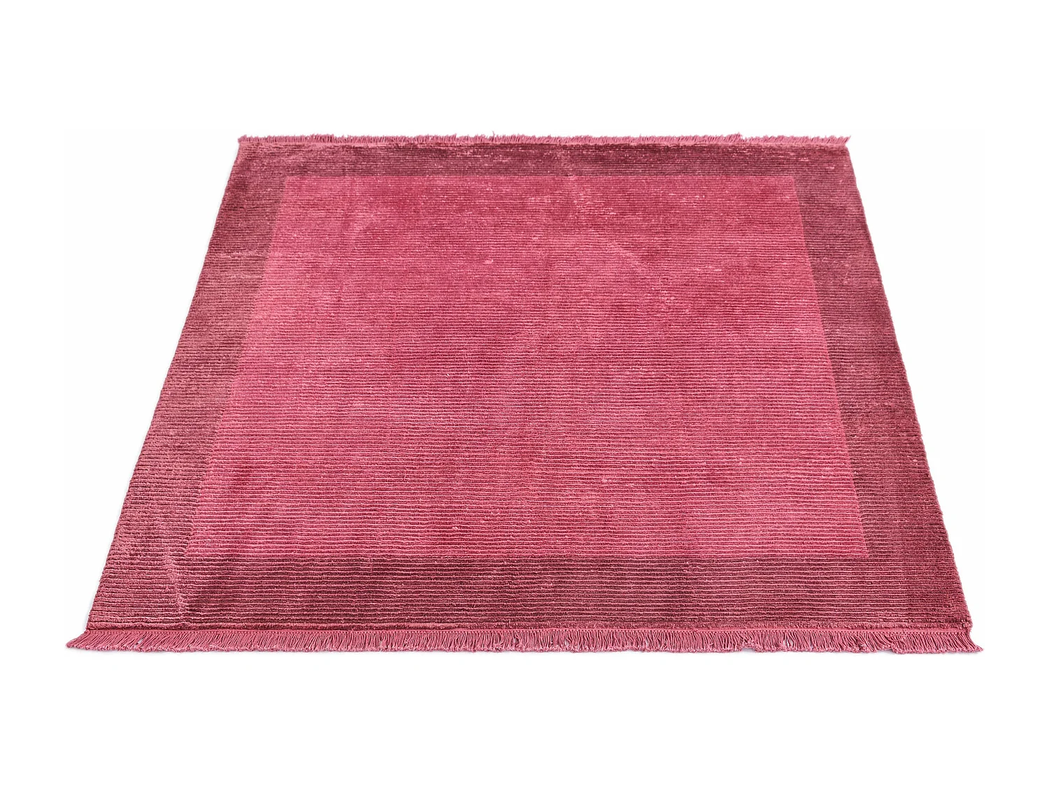 Tappeto in lana 147x152 rosa Darya