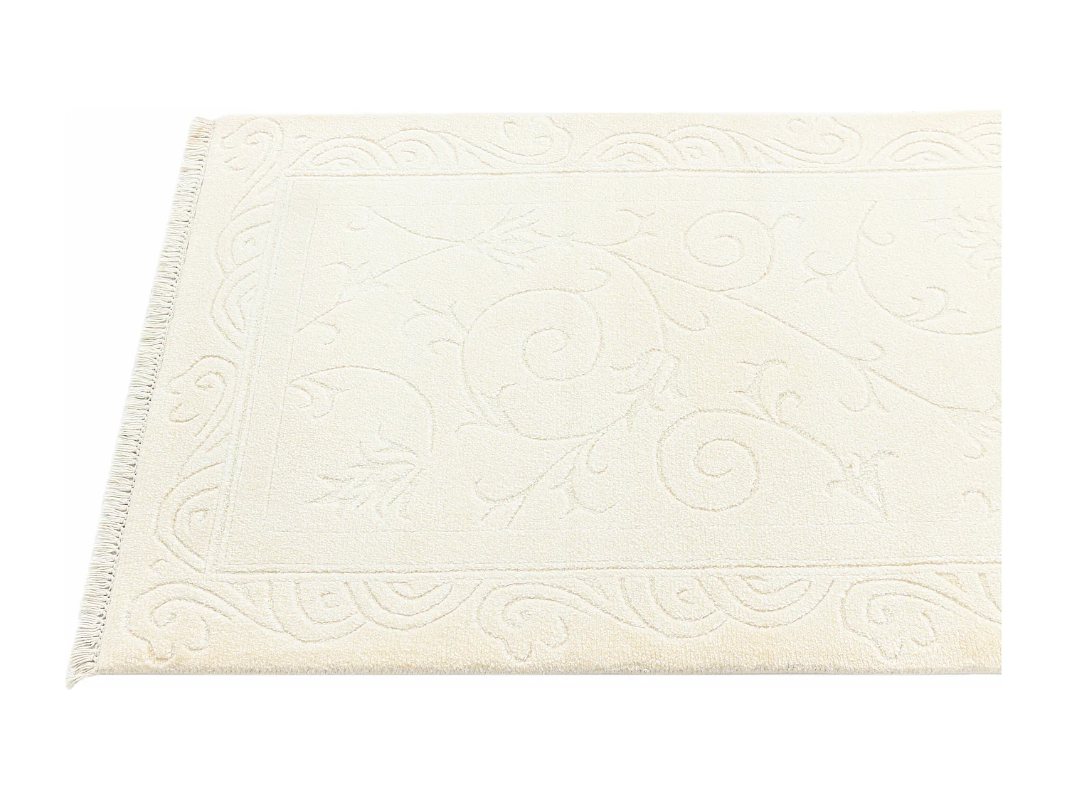 Tapis de couloir en laine 76x287 beige Darya