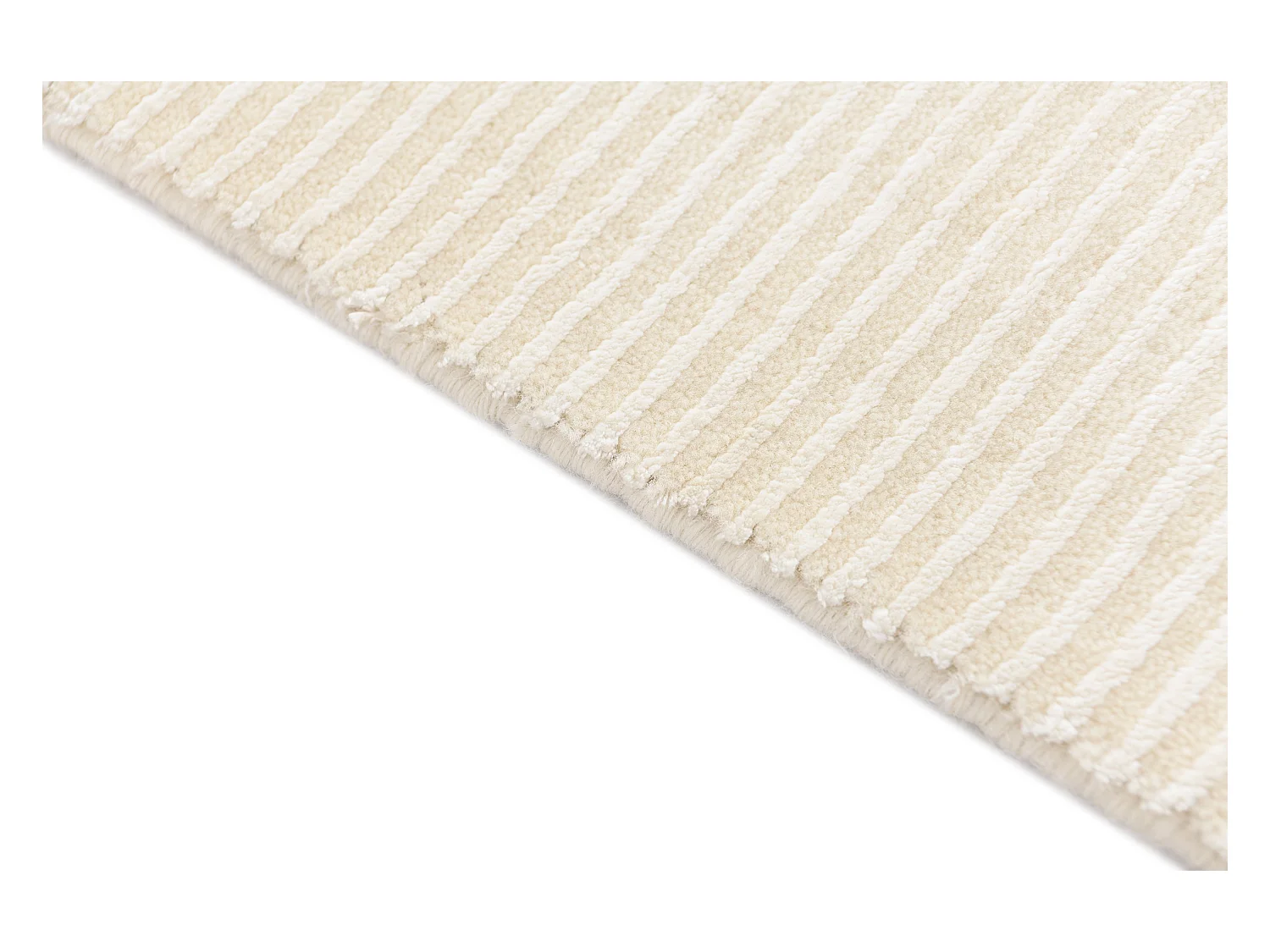 Läufer-Wollteppich 79x201 Beige Darya