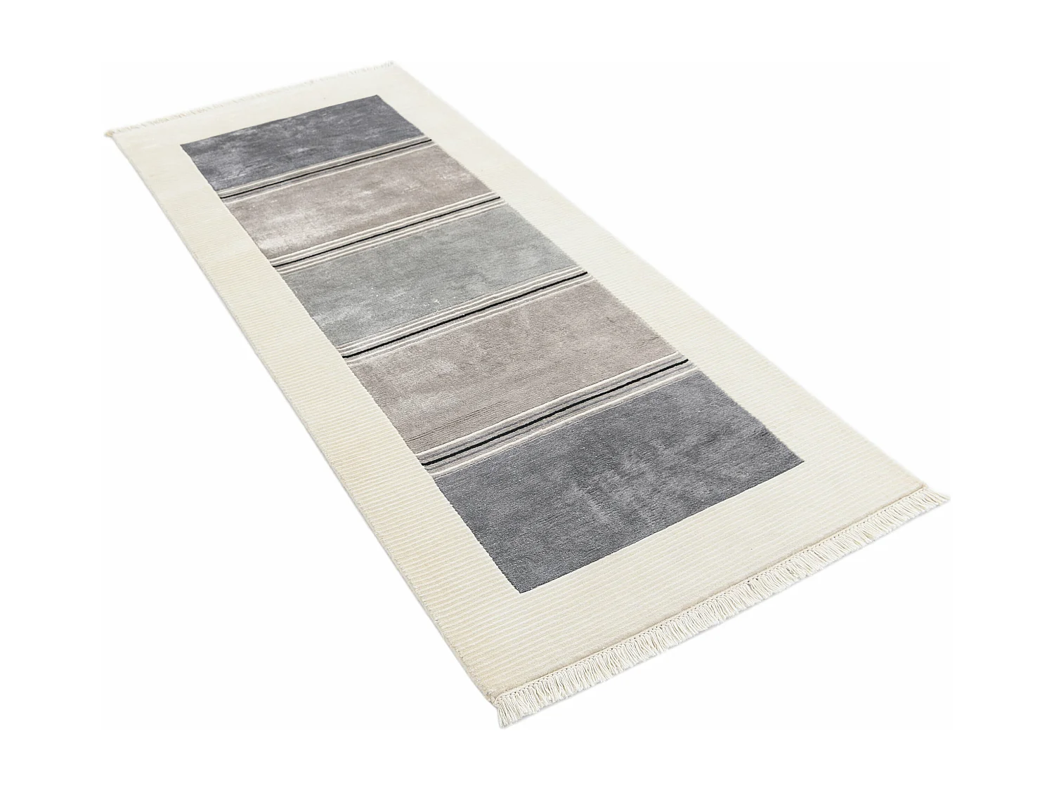 Tappeto per corridoio in lana 79x201 beige Darya