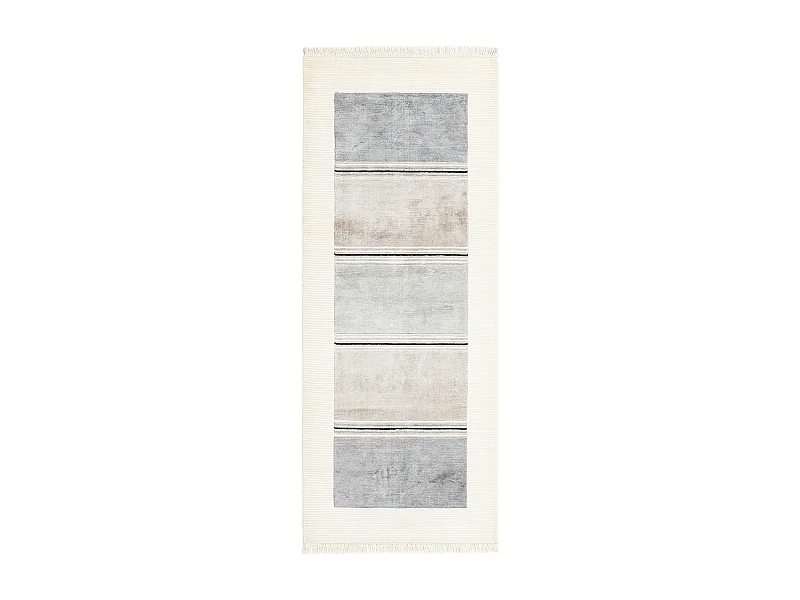 Tapis de couloir en laine 79x201 beige Darya
