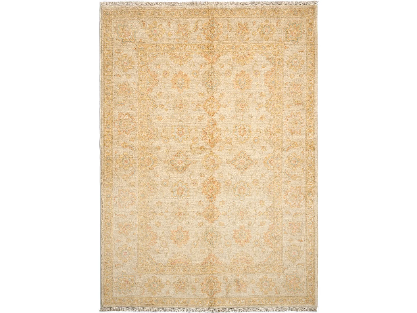 Tapis de laine 148x214 beige Kaizar
