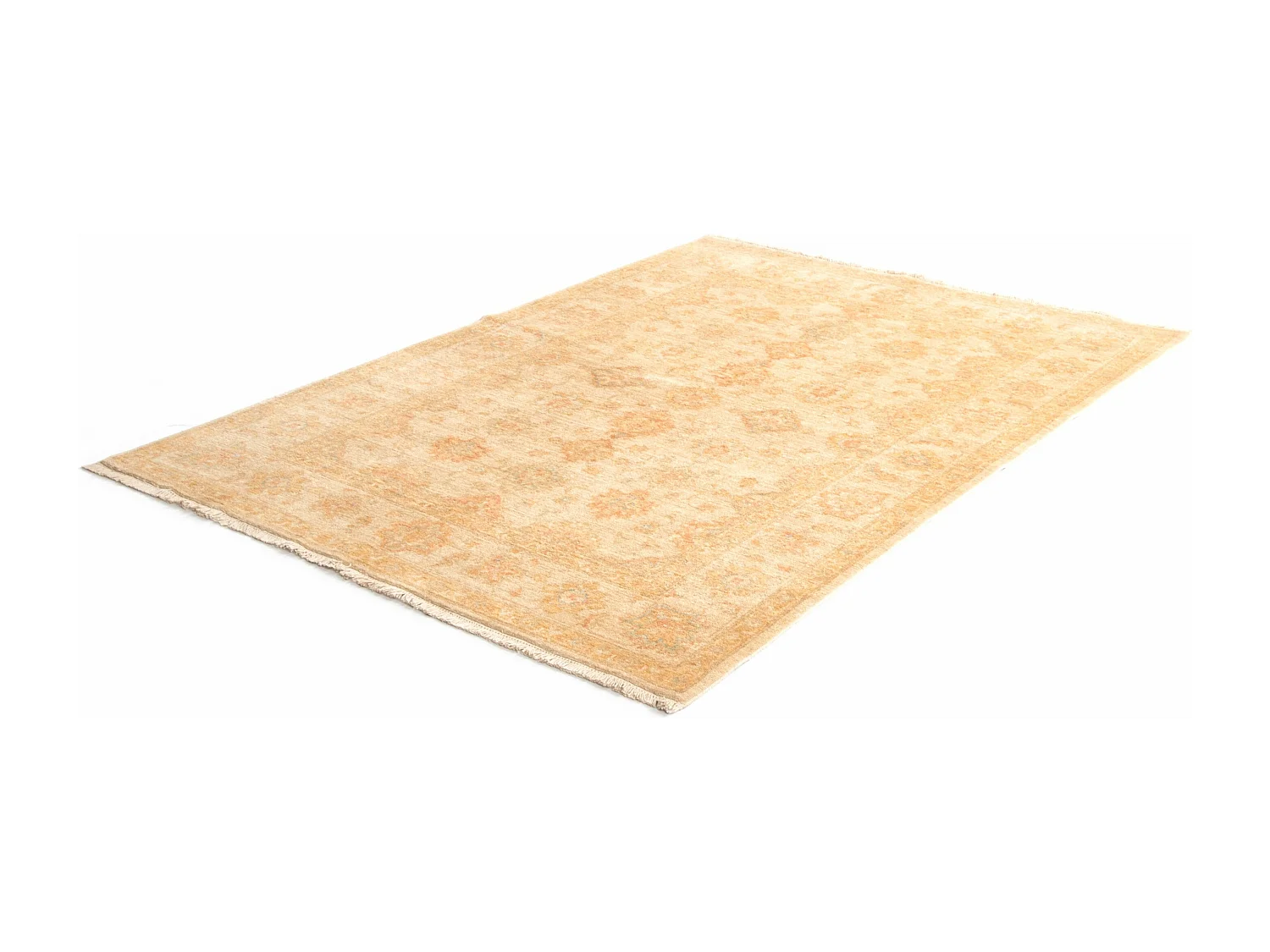 Tapis de laine 148x214 beige Kaizar