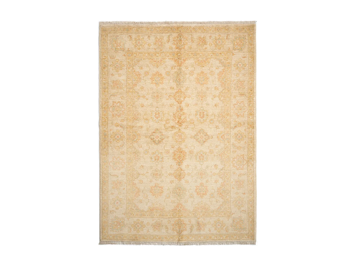 Tapis de laine 148x214 beige Kaizar