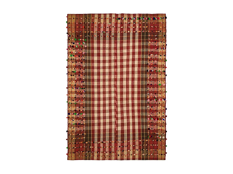 Wollteppich 158x237 Rot Jajim