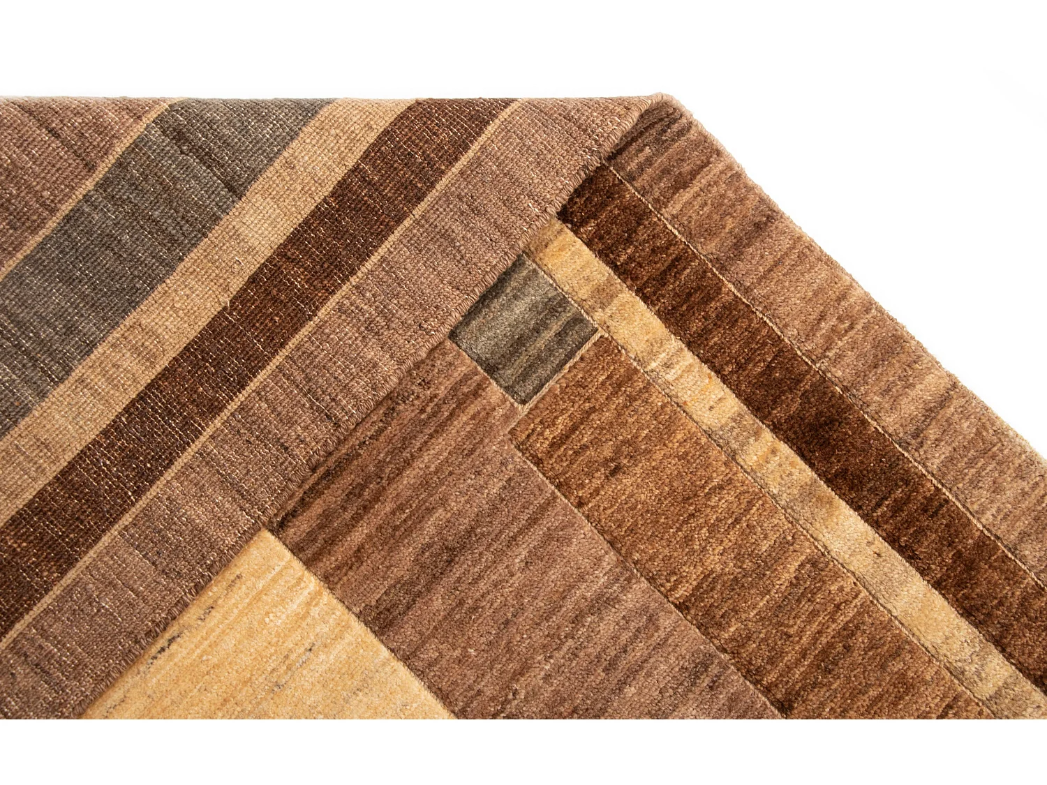 Tappeto in lana 154x193 marrone Juma