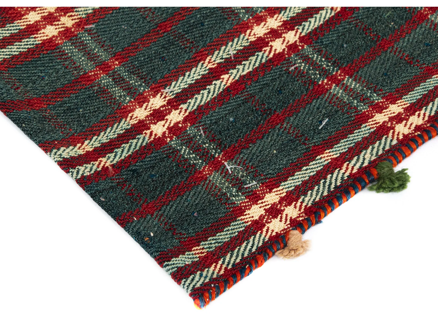 Tapis de laine 141x196 rose Jajim