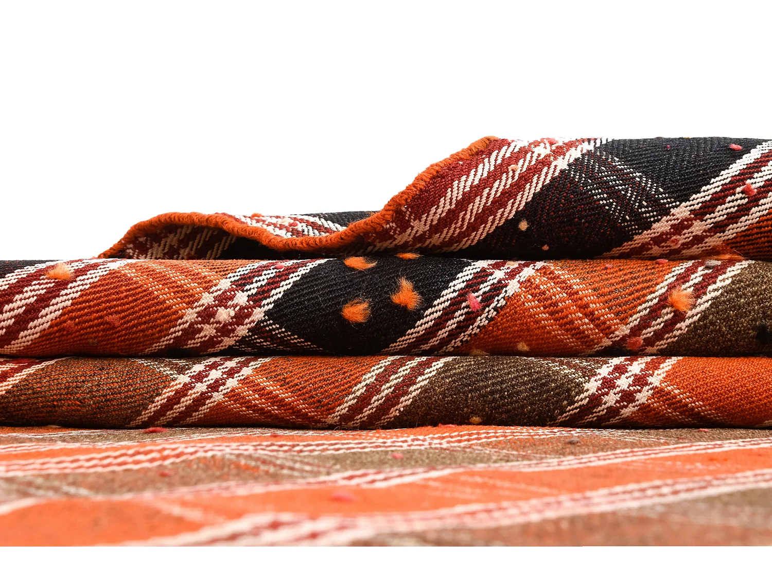 Wollteppich 158x220 Orange Jajim