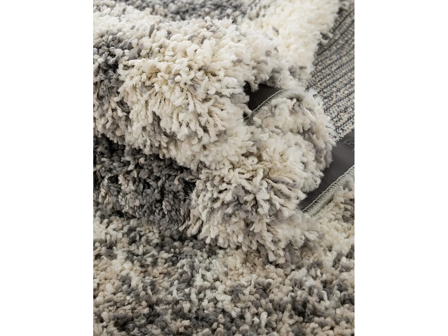 Tappeto shaggy  275x365 beige - grigio Lachen Haze