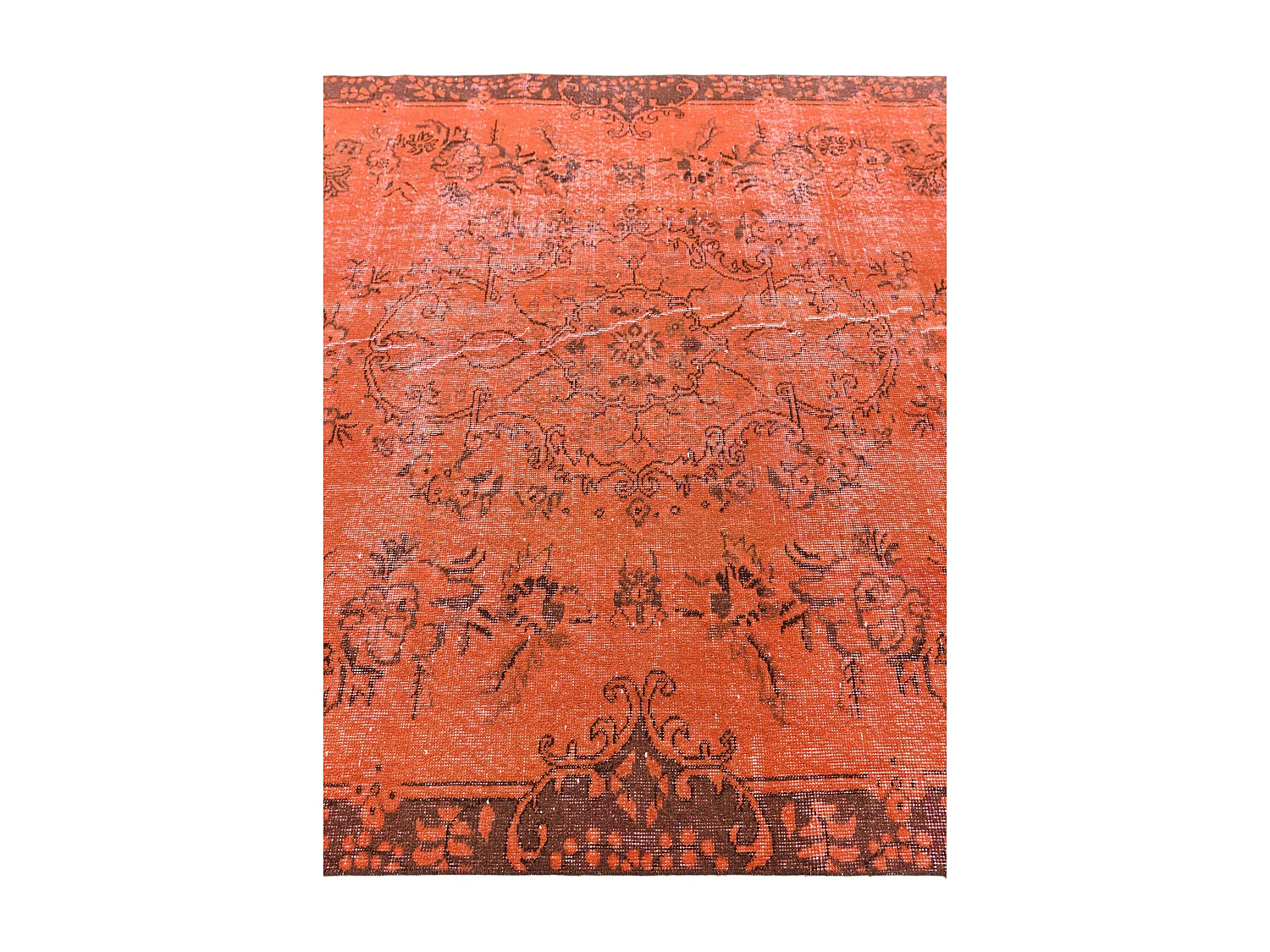 Tappeto in lana 193x302 rosso Ultra Vintage