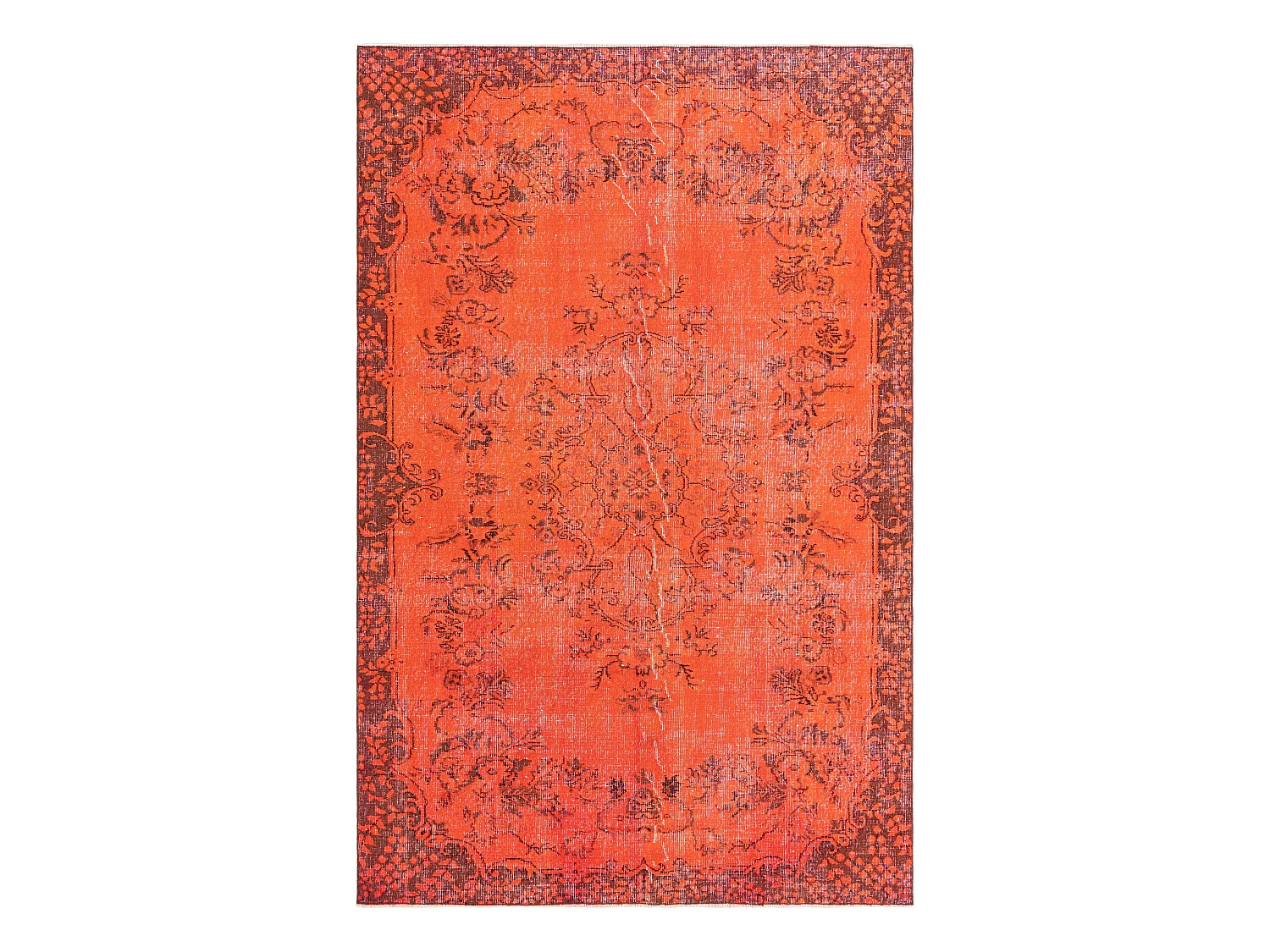 Tapis de laine 193x302 rouge Ultra Vintage