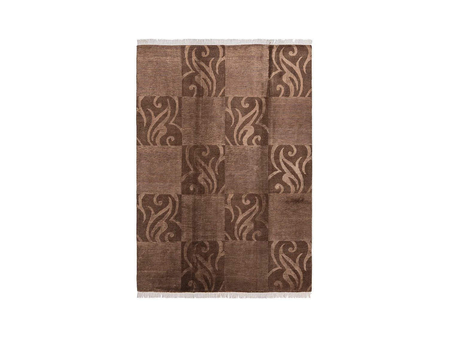 Tapis de laine 173x244 brun Darya