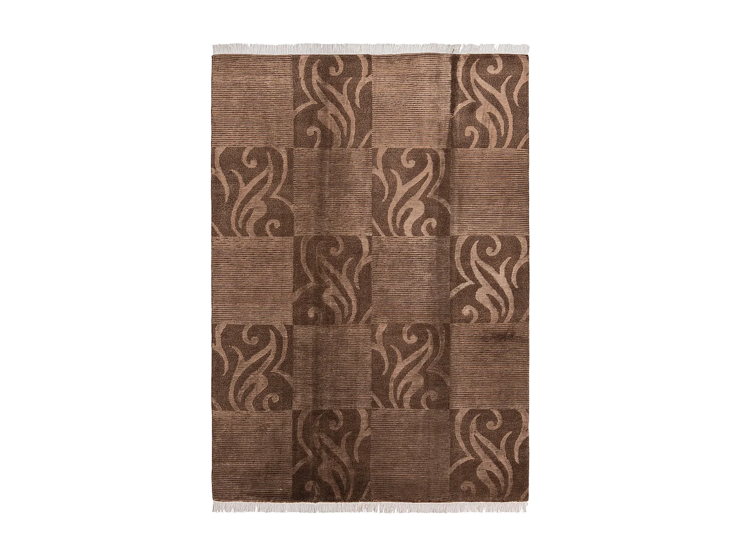 Tapis de laine 173x244 brun Darya