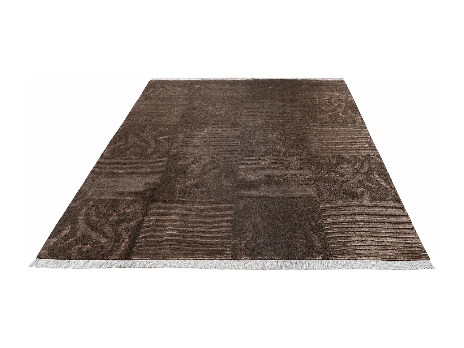 Tapis de laine 173x244 brun Darya