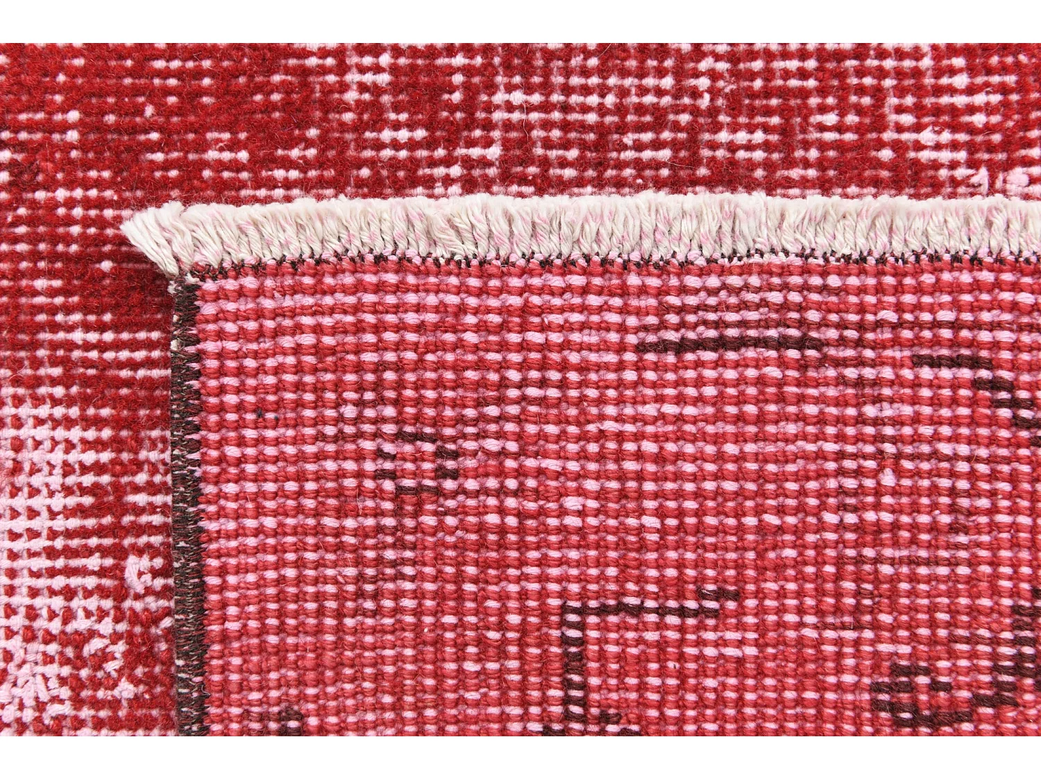 Tapis de laine 112x201 rouge Ultra Vintage