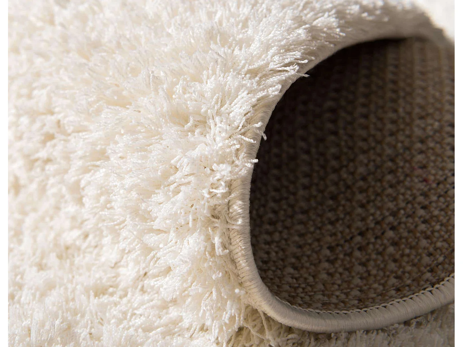 Hochflorteppich 240x305 Weiss Luzern