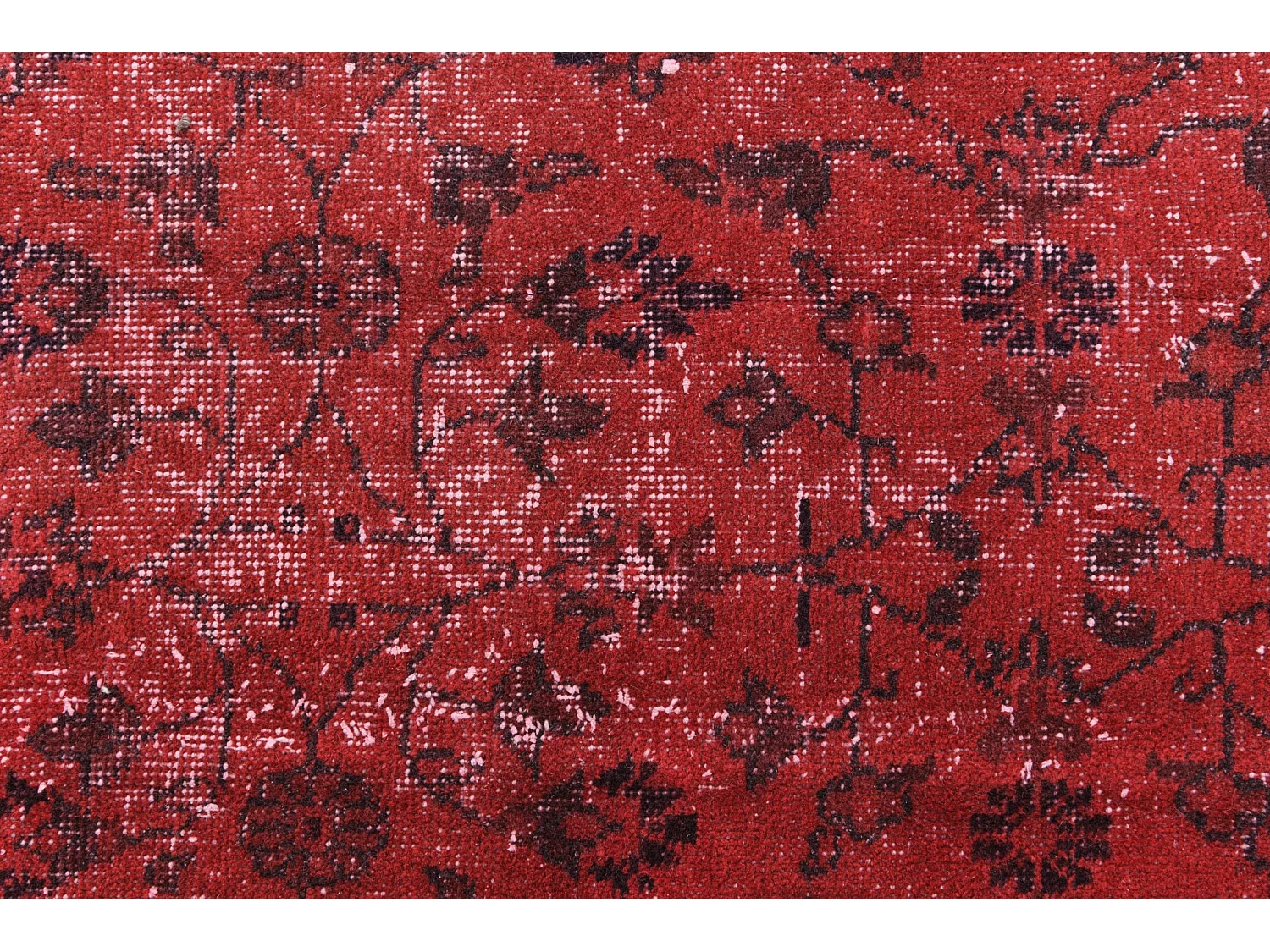 Tapis de laine 114x206 rouge Ultra Vintage