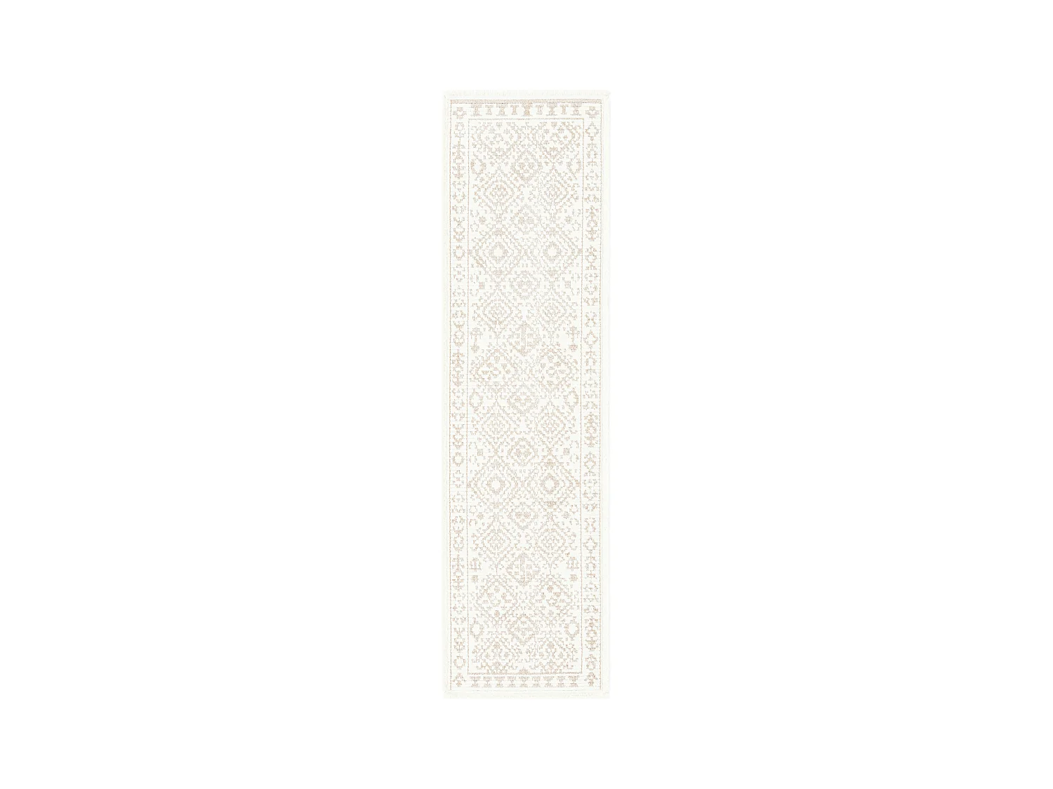 Tapis 80x305 Blanc St. Gallen Folklore