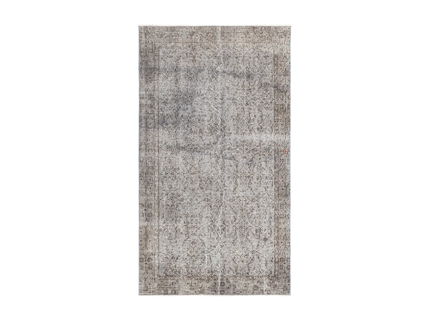 Tapis de laine 127x231 gris Ultra Vintage