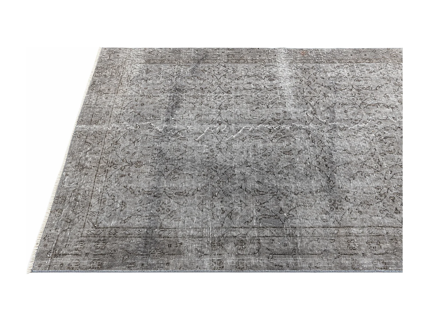 Tapis de laine 127x231 gris Ultra Vintage