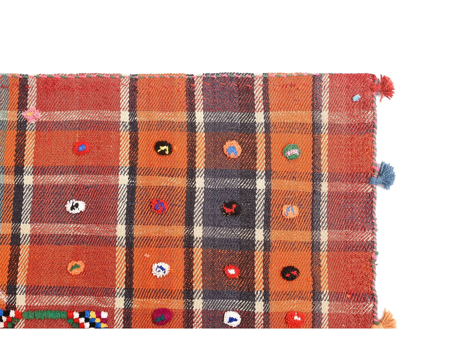 Tapis de laine 162x250 rouge Jajim