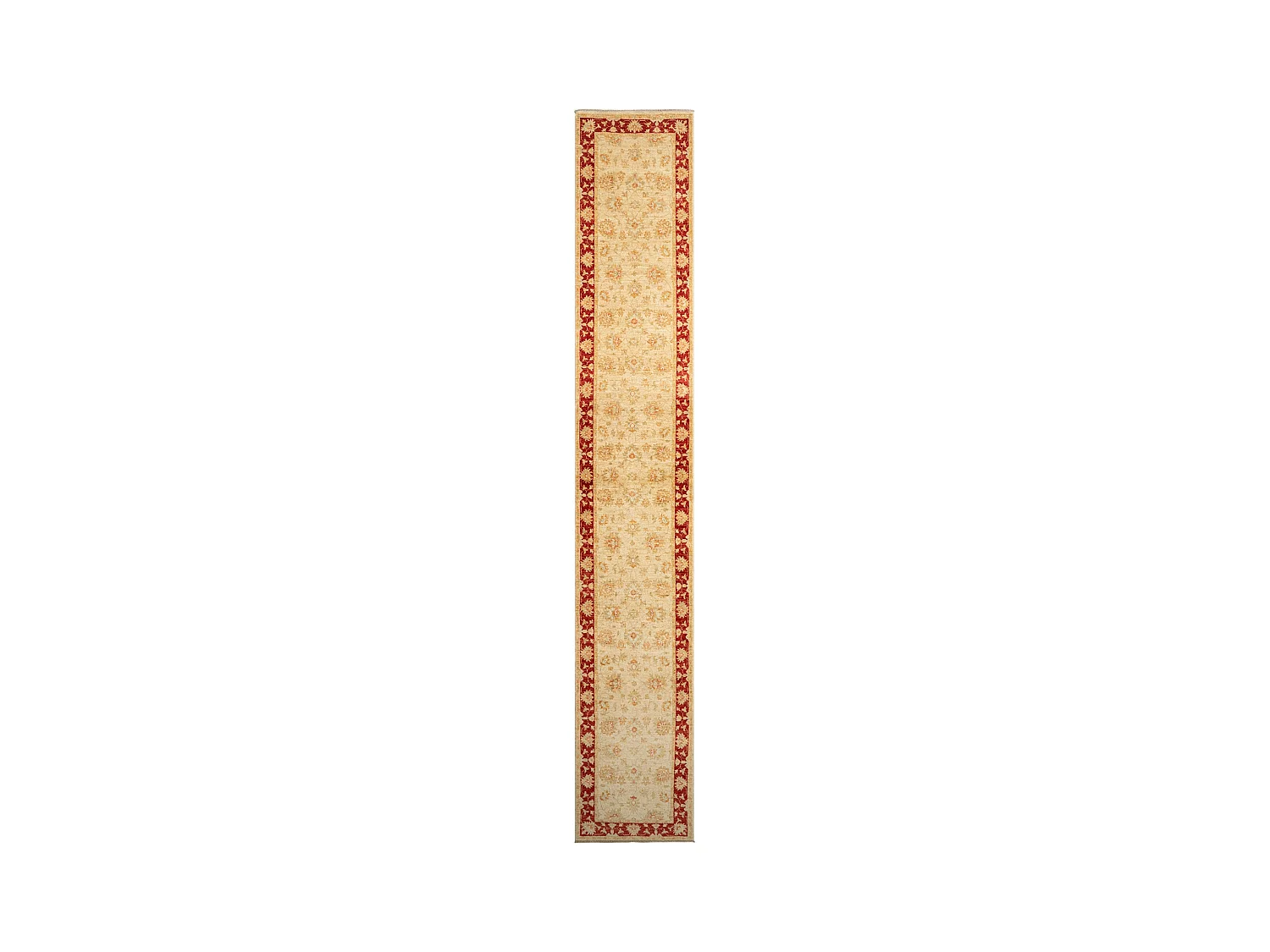 Tapis de couloir en laine 78x483 beige Kaizar