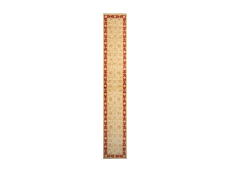 Tapis de couloir en laine 78x483 beige Kaizar