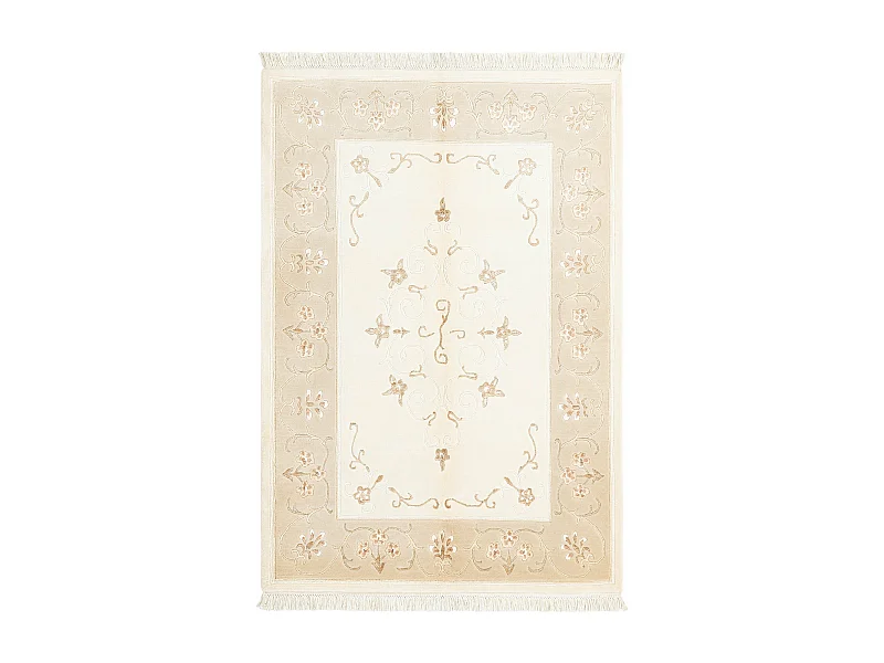 Wollteppich 122x180 Beige Darya