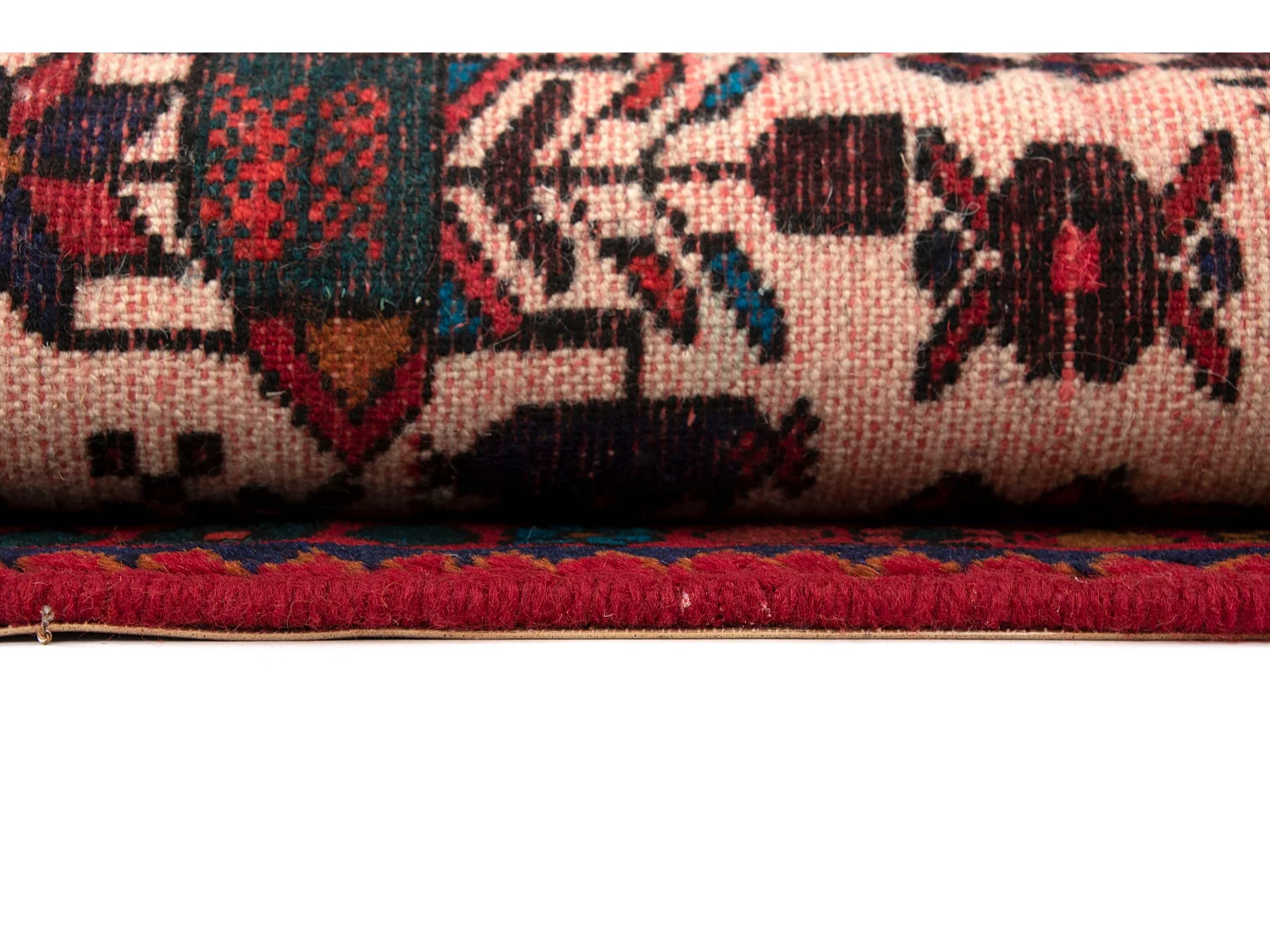 Tappeto in lana 103x151 bianco crema Afshar