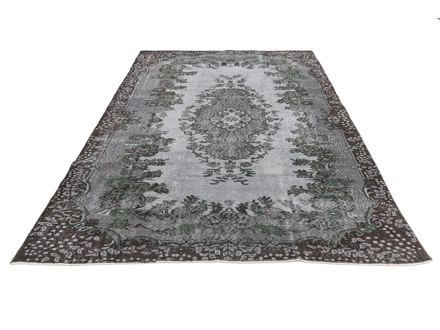 Tapis de laine 183x290 brun Ultra Vintage