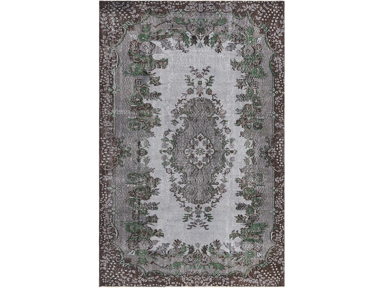 Tapis de laine 183x290 brun Ultra Vintage