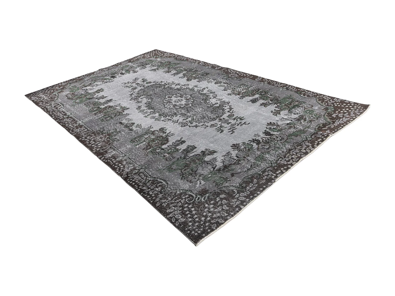 Tapis de laine 183x290 brun Ultra Vintage