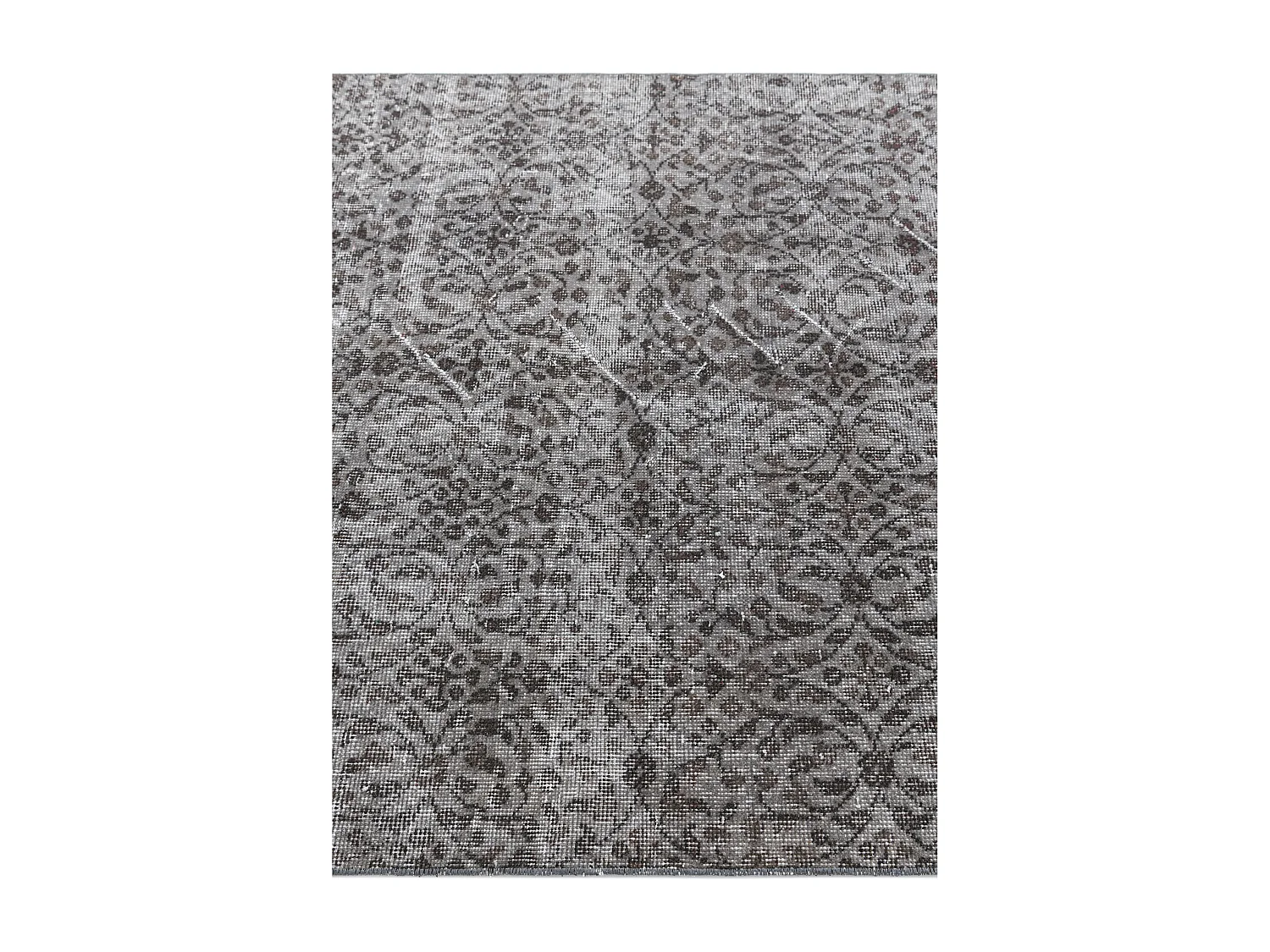Tapis de laine 124x231 gris Ultra Vintage