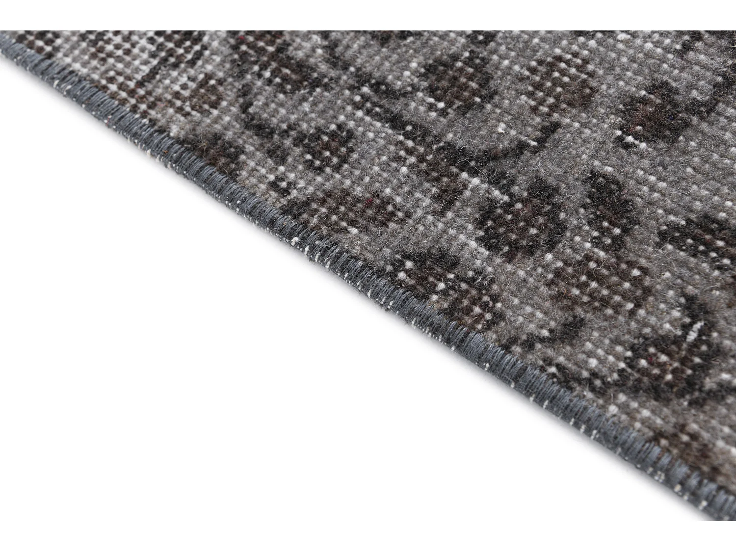 Tapis de laine 124x231 gris Ultra Vintage