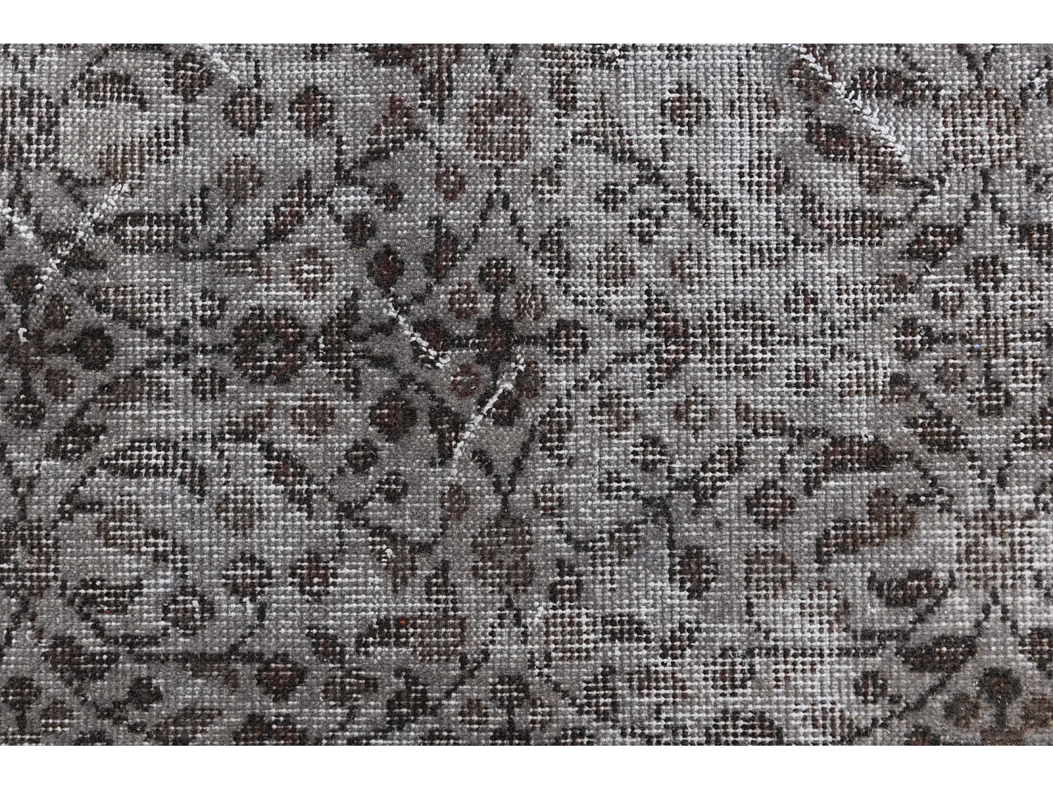 Tapis de laine 124x231 gris Ultra Vintage