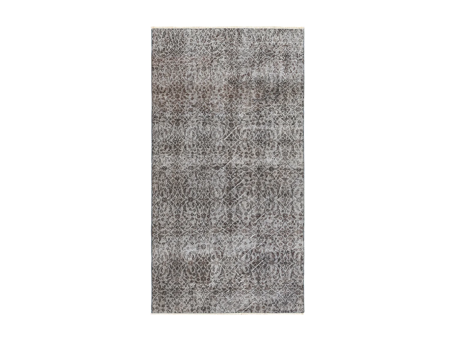 Tapis de laine 124x231 gris Ultra Vintage