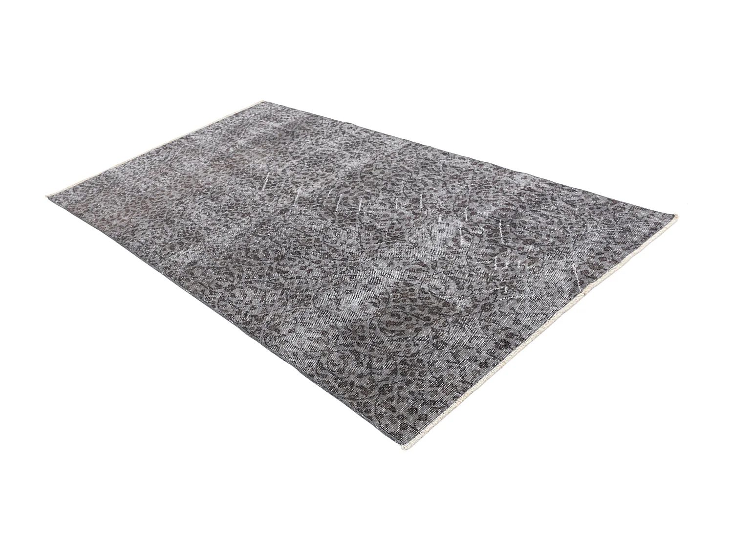 Tapis de laine 124x231 gris Ultra Vintage