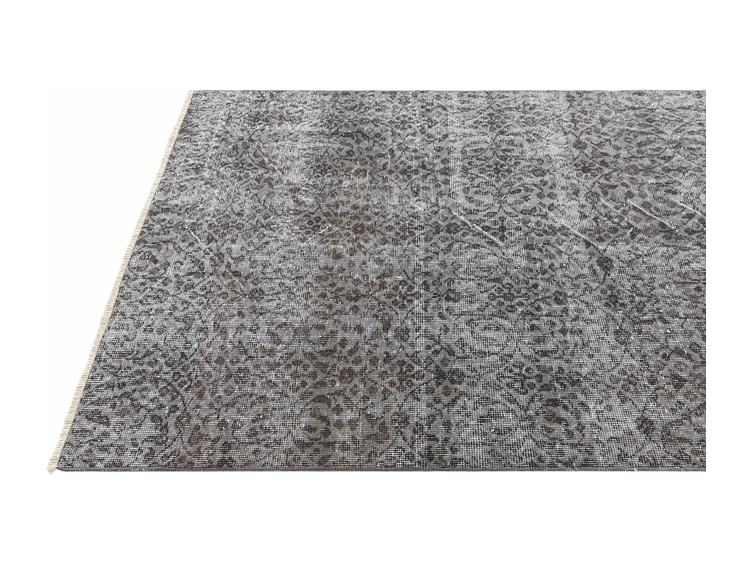 Tapis de laine 124x231 gris Ultra Vintage