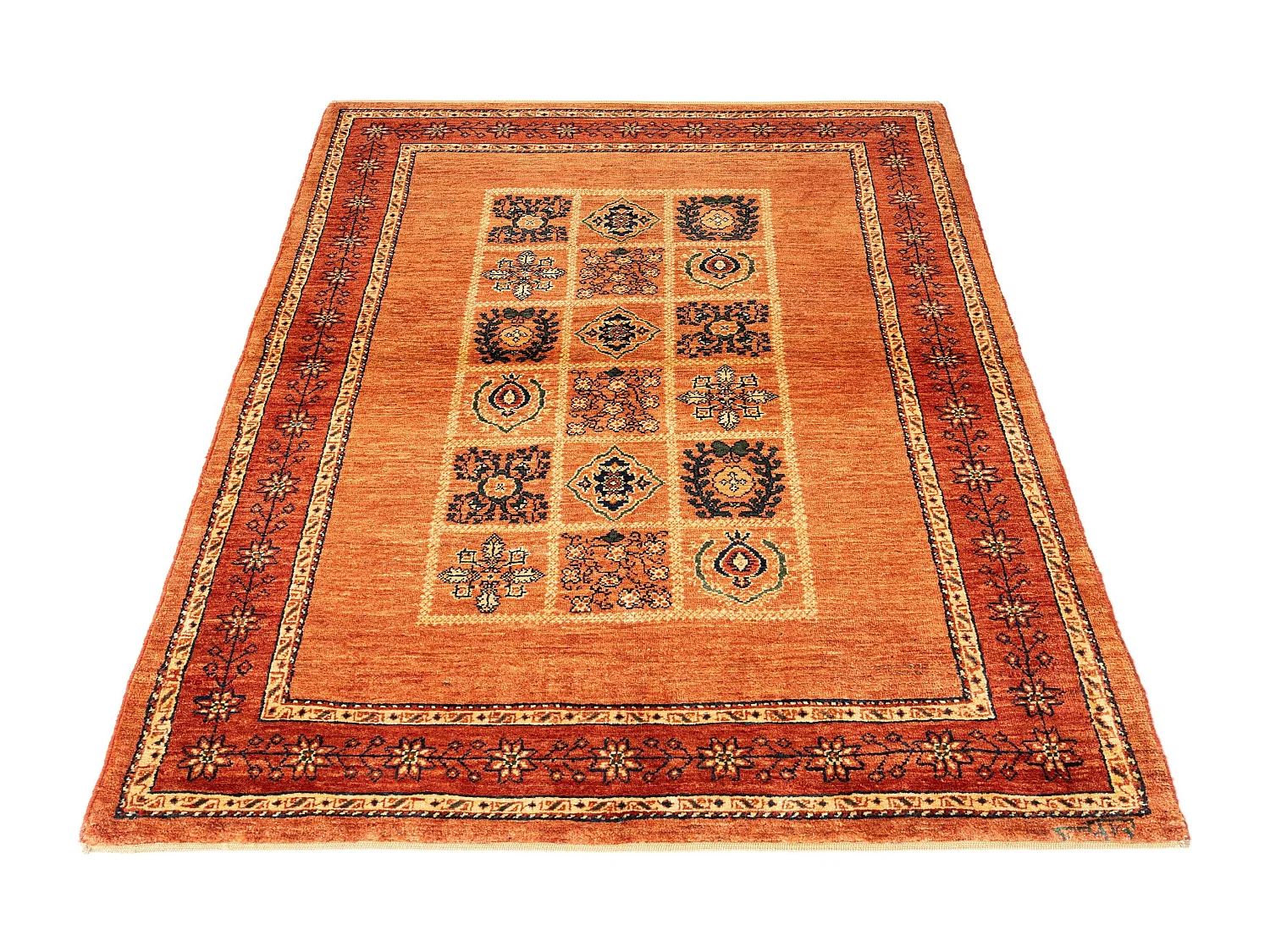 Tapis de laine 111x169 rouge Kashkuli
