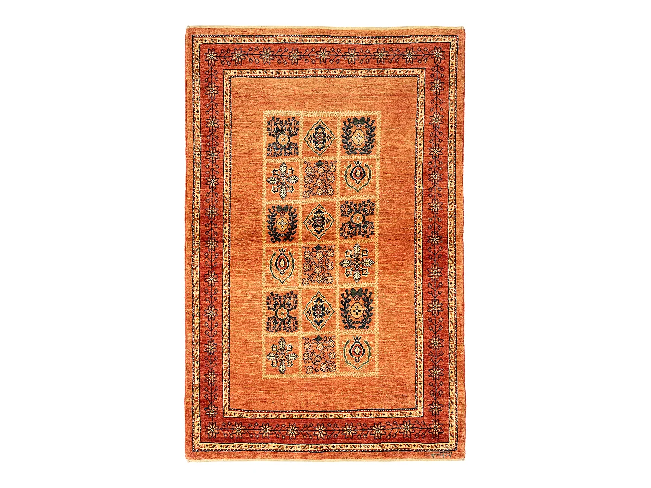 Tapis de laine 111x169 rouge Kashkuli