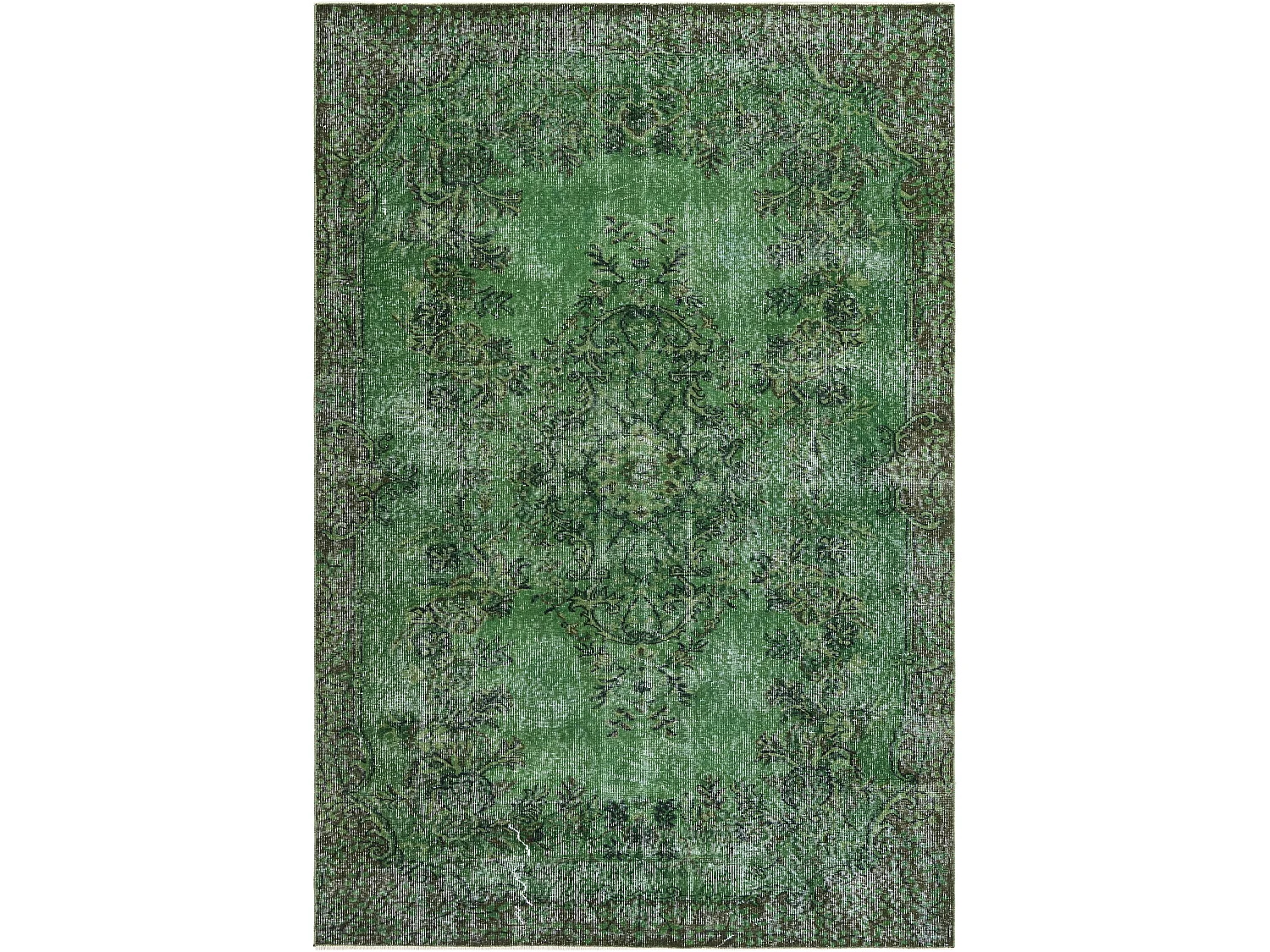 Tapis de laine 173x262 vert Ultra Vintage
