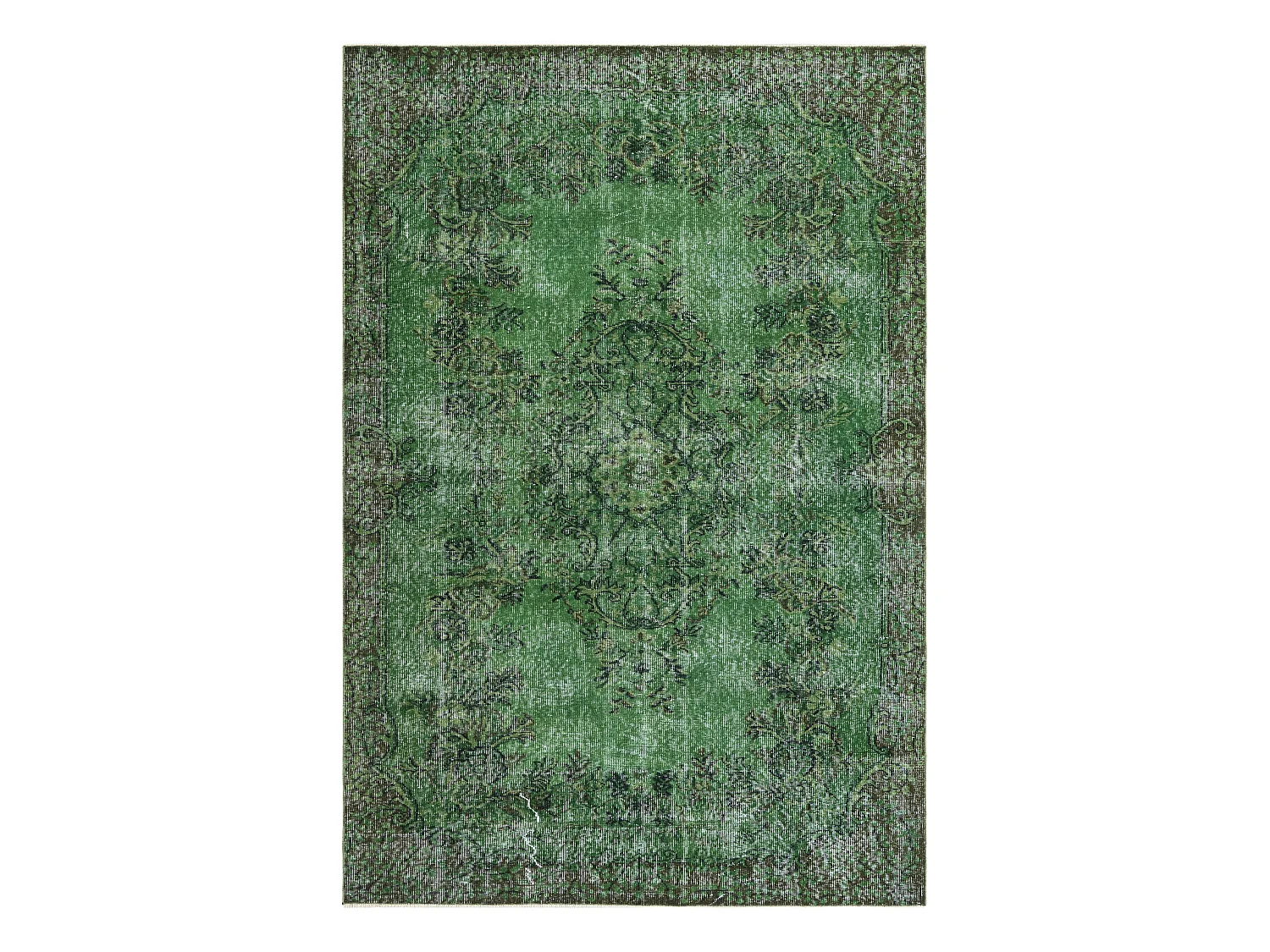 Tapis de laine 173x262 vert Ultra Vintage