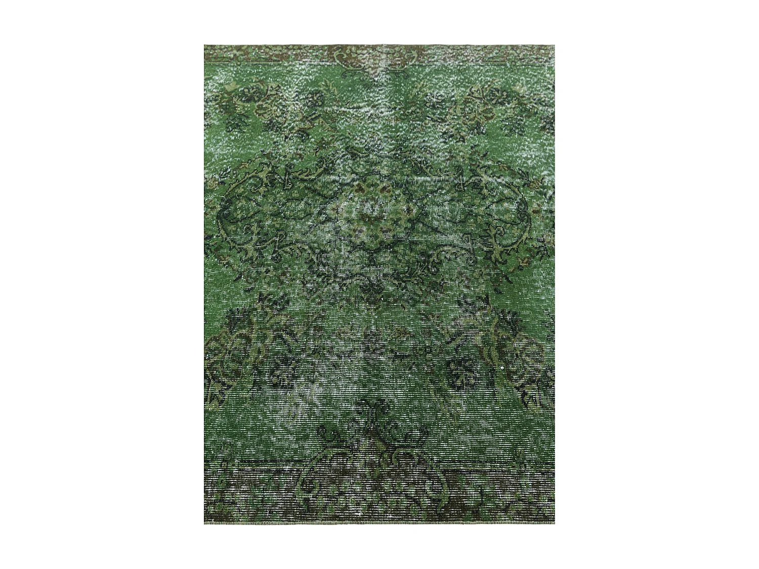 Tapis de laine 173x262 vert Ultra Vintage