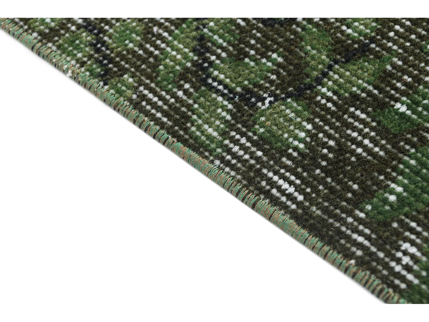 Tapis de laine 173x262 vert Ultra Vintage