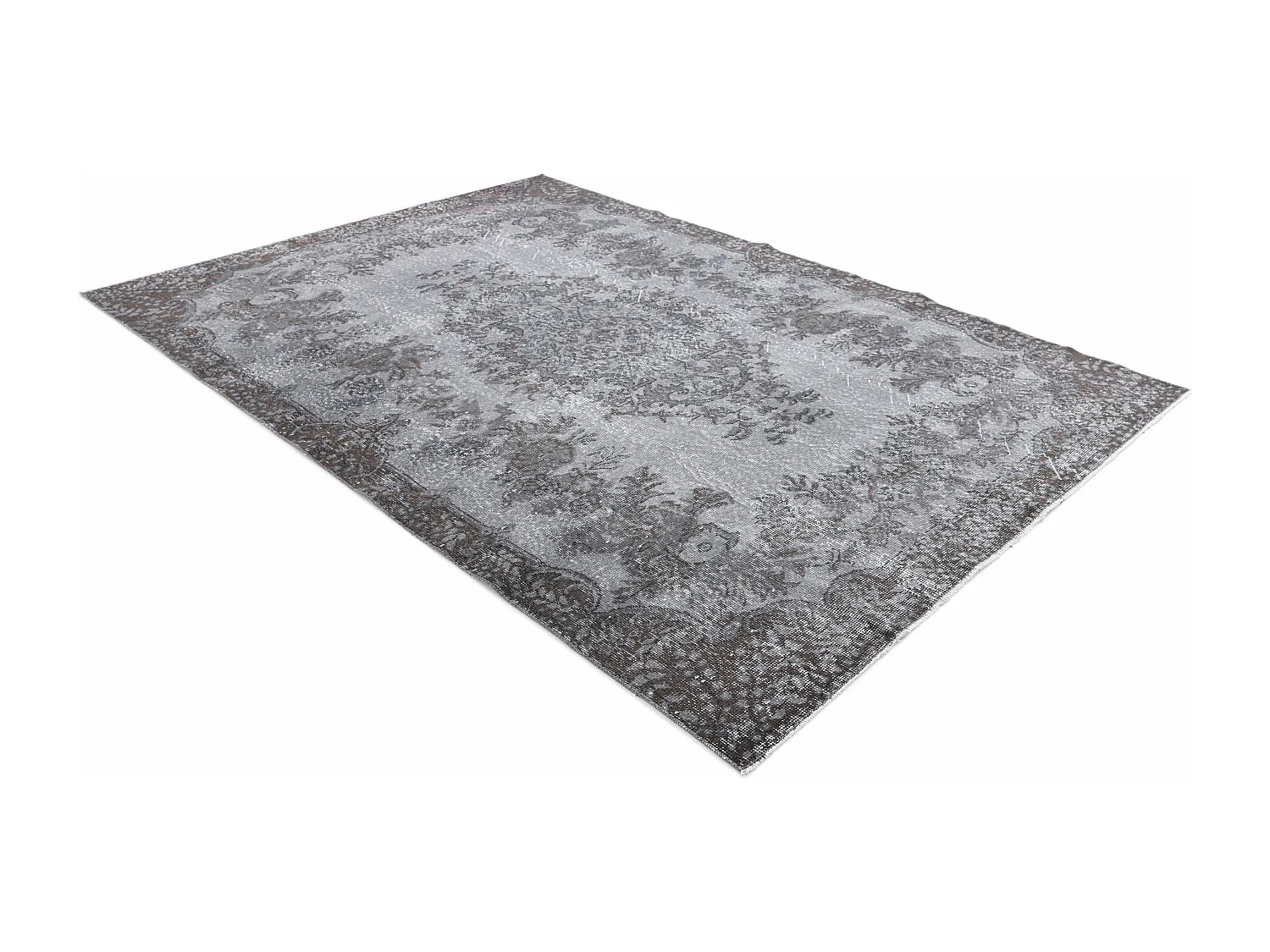 Tapis de laine 175x277 gris Ultra Vintage